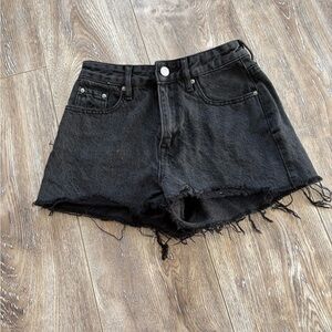 Black Denim Pacsun Shorts size 24